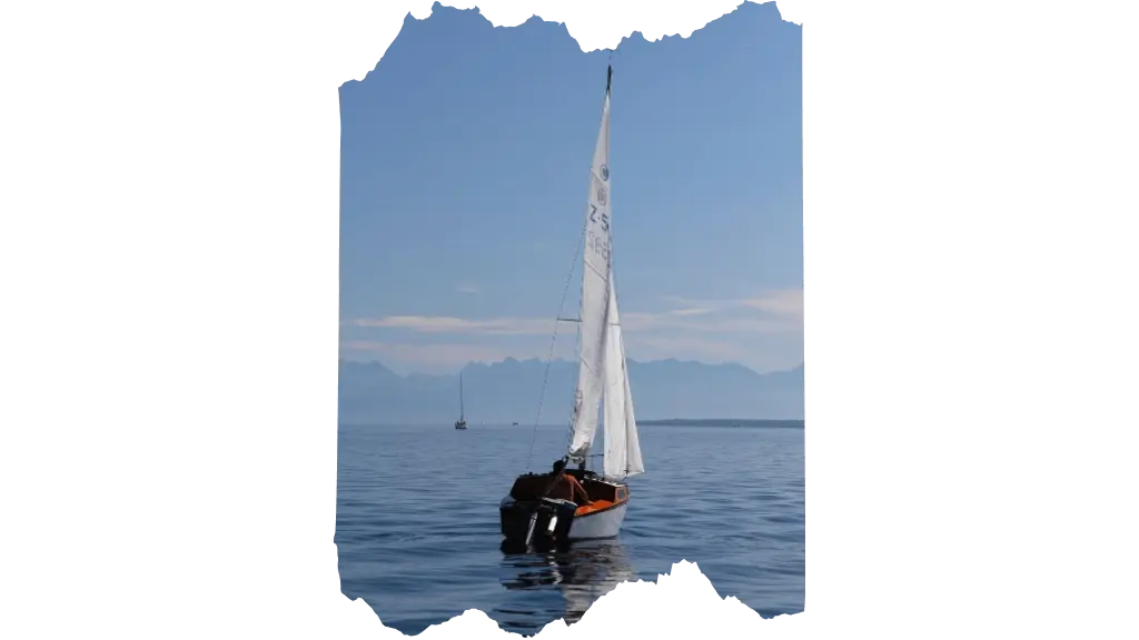 Sailboat on Lake Pend Oreille