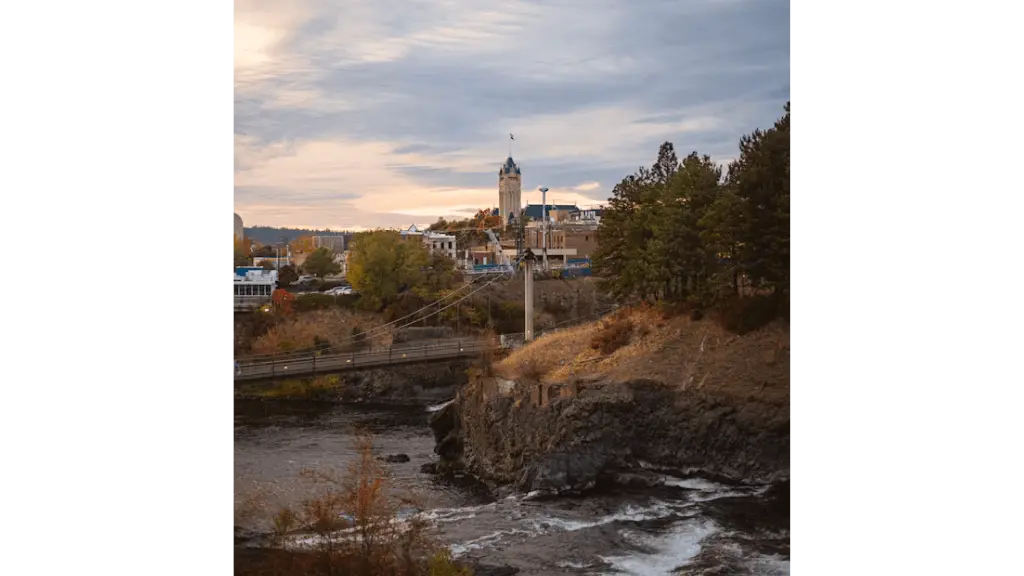 Washington Water Power Building in Spokane WA