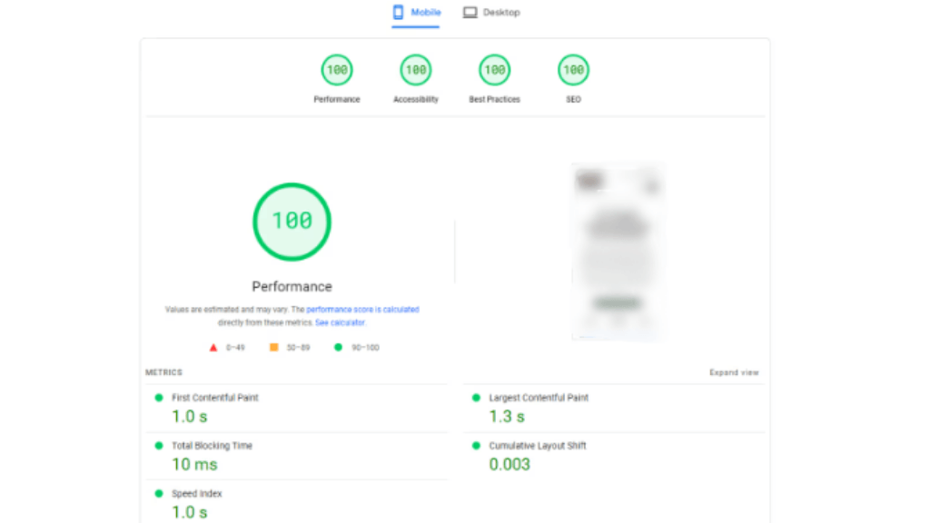 performance report
